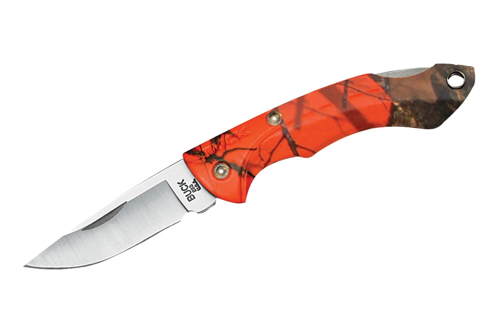 Buck Knives Buck 283 Nano Bantam Folding Knife Blaze Camo 3 Buck Knives Buck 283 Nano Bantam Folding Knife Blaze Camo
