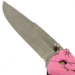 Buck Knives Buck 286 Bantam Folder Clam Blaze Pink Camo -C&F Design Sales Store 148588 4 n 1
